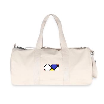 Contre-composition selon « De Stijl » - Sac de sport en toile recyclée Stanley/Stella - blanc naturel - Devant