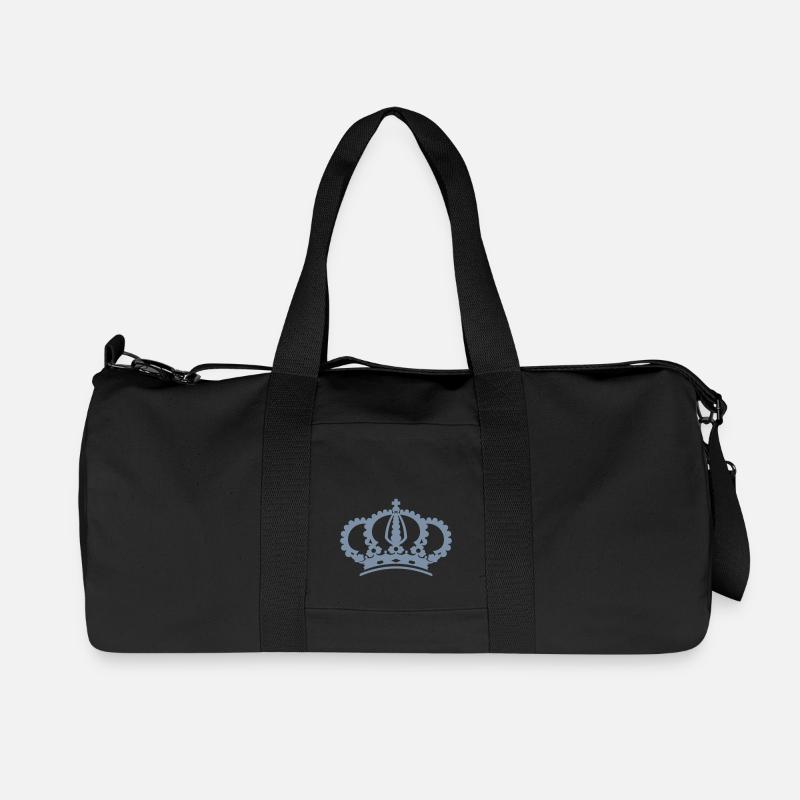 Krone Crown - Recycelte Canvas-Sporttasche von Stanley/Stella - Schwarz