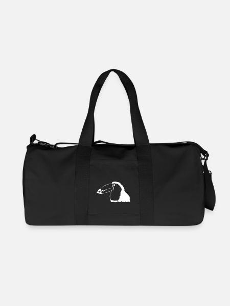 Tukan ähnlicher Vogel - Recycelte Canvas-Sporttasche von Stanley/Stella - Schwarz