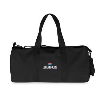 Flag of Luxembourg, Luxembourg pride - Recycled Canvas Sports Bag by Stanley/Stella - black - Front