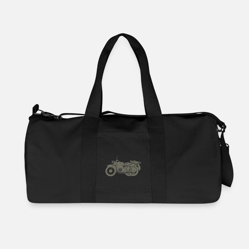 Dnepr MT12 Russisches Mot - Recycelte Canvas-Sporttasche von Stanley/Stella - Schwarz