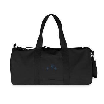 Schwimmen Herzschlag Triathlon Heartbeat Sport - Recycelte Canvas-Sporttasche von Stanley/Stella - Schwarz - Vorne