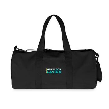 Ostblock Latina Kasachin Kasachstan Geschenk - Recycelte Canvas-Sporttasche von Stanley/Stella - Schwarz - Vorne