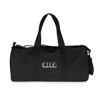 NICE Dotted – Conception de clubs et de soirées électro - Sac de sport en toile recyclée Stanley/Stella - noir - Devant