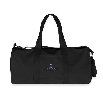 Cheerleader Cheer Mom Cheerleading - Recycled Canvas Sports Bag by Stanley/Stella - black - Front