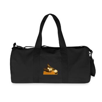 CAT COLLECTION 2017 - Recycled Canvas Sports Bag by Stanley/Stella - black - Front