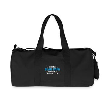 Je suis un beau-papa formidable - cadeau beau-père - Sac de sport en toile recyclée Stanley/Stella - noir - Devant