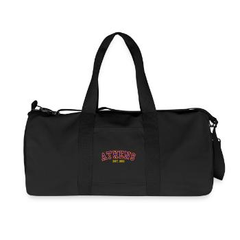 Athen Est.1965 - Recycelte Canvas-Sporttasche von Stanley/Stella - Schwarz - Vorne