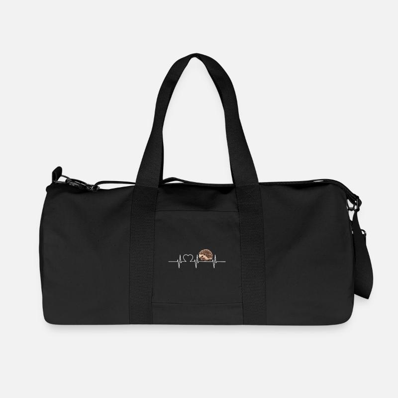 Igel - Recycelte Canvas-Sporttasche von Stanley/Stella - Schwarz