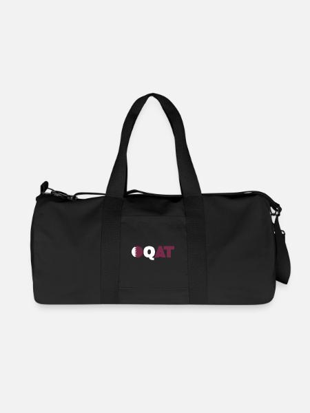 Qatar - Recycled Canvas Sports Bag by Stanley/Stella - black