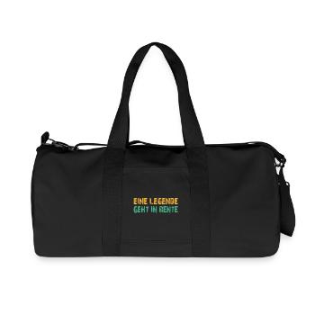 Ruhestand Legende - Recycelte Canvas-Sporttasche von Stanley/Stella - Schwarz - Vorne