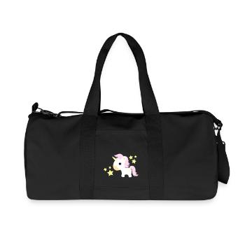 unicorn - Recycled Canvas Sports Bag by Stanley/Stella - black - Front