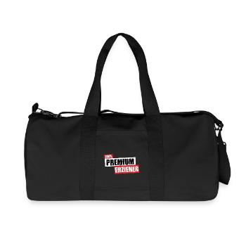 Erzieher Premium - lustiges Geschenk 100 Prozent - Recycelte Canvas-Sporttasche von Stanley/Stella - Schwarz - Vorne