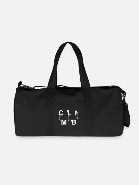 Montez le cadeau de l'alpiniste alpiniste - Sac de sport en toile recyclée Stanley/Stella - noir