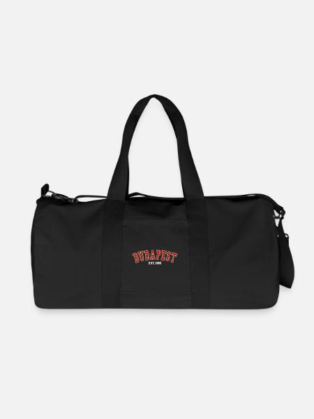 Budapest_Est_1985 - Recycled Canvas Sports Bag by Stanley/Stella - black