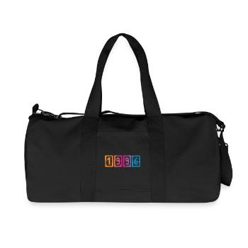 30e anniversaire 1996 - Sac de sport en toile recyclée Stanley/Stella - noir - Devant