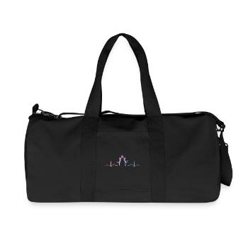 Cheerleader Cheer Mom Cheerleading - Recycled Canvas Sports Bag by Stanley/Stella - black - Front