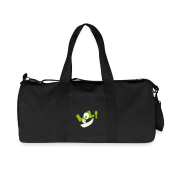 LOL! grün - Recycelte Canvas-Sporttasche von Stanley/Stella - Schwarz - Vorne