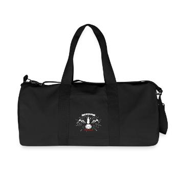 Shirt Bon Camino Pilger Via de la Plat Jakobsweg - Recycelte Canvas-Sporttasche von Stanley/Stella - Schwarz - Vorne