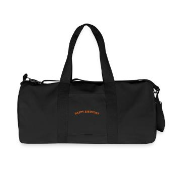 Happy Birthday - Recycled Canvas Sports Bag by Stanley/Stella - black - Front
