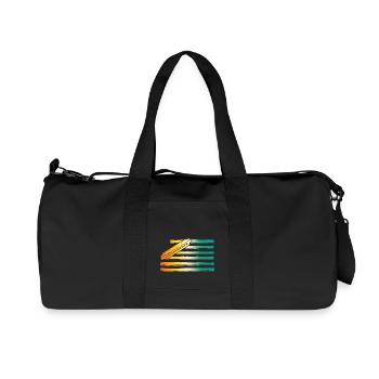 Harmonika Mundharmonika - Recycelte Canvas-Sporttasche von Stanley/Stella - Schwarz - Vorne
