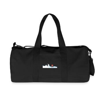 Hakuba Ski - Recycelte Canvas-Sporttasche von Stanley/Stella - Schwarz - Vorne