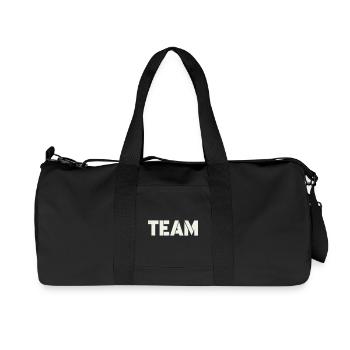 team - Recycelte Canvas-Sporttasche von Stanley/Stella - Schwarz - Vorne