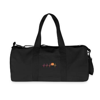 Chef Cuisine Sunset Heartbeat Chef - Recycelte Canvas-Sporttasche von Stanley/Stella - Schwarz - Vorne