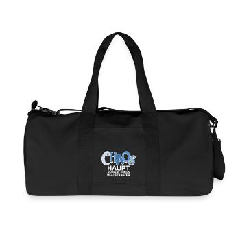 Chaos Beauftragter - lustiger Spruch für Väter - Recycelte Canvas-Sporttasche von Stanley/Stella - Schwarz - Vorne