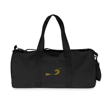 Drachenboot Paddel - Dragonboat Paddle - Recycelte Canvas-Sporttasche von Stanley/Stella - Schwarz - Vorne