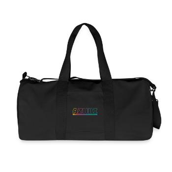 Design Azubi outline bunt - Recycelte Canvas-Sporttasche von Stanley/Stella - Schwarz - Vorne