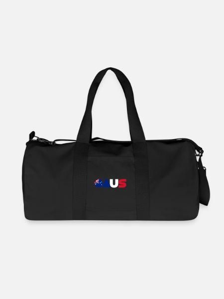 Australien - Recycelte Canvas-Sporttasche von Stanley/Stella - Schwarz