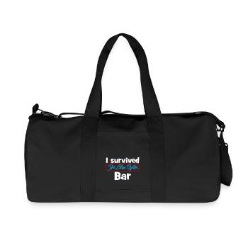 I survived the Blue Oyster Bar - Recycelte Canvas-Sporttasche von Stanley/Stella - Schwarz - Vorne