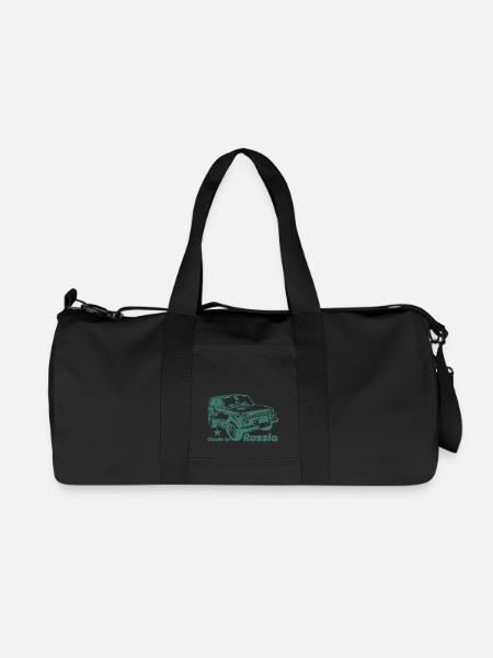 Lada Niva - Recycelte Canvas-Sporttasche von Stanley/Stella - Schwarz