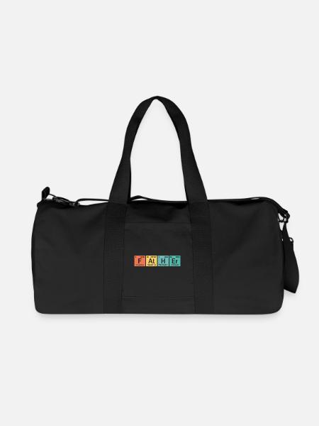 Vater-Element - Recycelte Canvas-Sporttasche von Stanley/Stella - Schwarz
