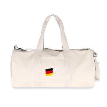Escrime Allemagne Drapeau Escrime - Sac de sport en toile recyclée Stanley/Stella - blanc naturel - Devant