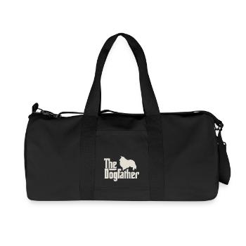 The Dogfather - Shetland Sheepdog Sheltie - Recycled Canvas Sports Bag by Stanley/Stella - black - Front