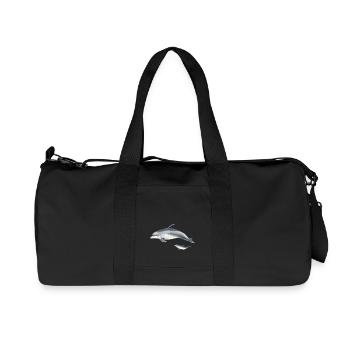 Bottlenose dolphin - Grand dauphin - Bottlenose dolphin - Recycled Canvas Sports Bag by Stanley/Stella - black - Front