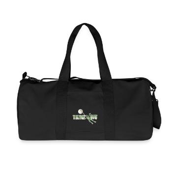 shirt motif frog moon positive think big new - Recycled Canvas Sports Bag by Stanley/Stella - black - Front