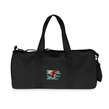 Freundlicher Drache - Recycelte Canvas-Sporttasche von Stanley/Stella - Schwarz - Vorne