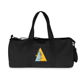Alpe d'Huez - Recycelte Canvas-Sporttasche von Stanley/Stella - Schwarz - Vorne