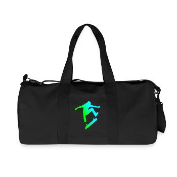 Skater - Recycelte Canvas-Sporttasche von Stanley/Stella - Schwarz - Vorne