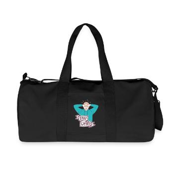 Stay Weird Sensibilisation autisme Différent TDAH - Sac de sport en toile recyclée Stanley/Stella - noir - Devant