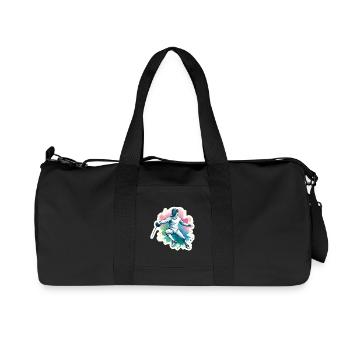 Coloured fencing - Recycled Canvas Sports Bag by Stanley/Stella - black - Front