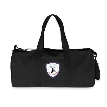 Le roi de la moto, blason écusson gagnant. - Sac de sport en toile recyclée Stanley/Stella - noir - Devant