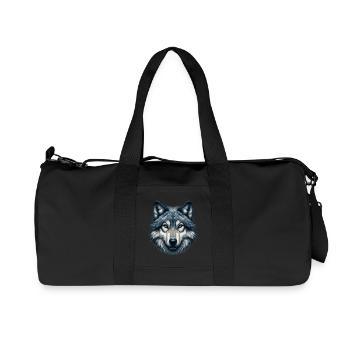 Loup - Sac de sport en toile recyclée Stanley/Stella - noir - Devant