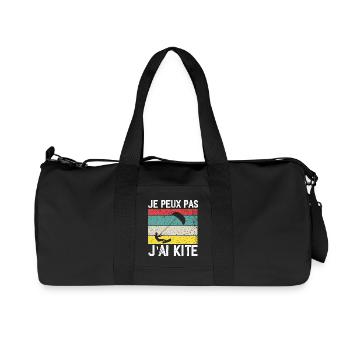 I Can't I Kite Gift Humor - Recycled Canvas Sports Bag by Stanley/Stella - black - Front