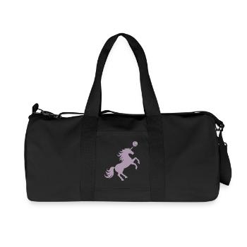 Licorne Joueur De Tennis Balle De Tennis Silhouette - Sac de sport en toile recyclée Stanley/Stella - noir - Devant