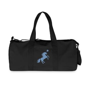 Licorne Joueur De Tennis Balle De Tennis Silhouette - Sac de sport en toile recyclée Stanley/Stella - noir - Devant