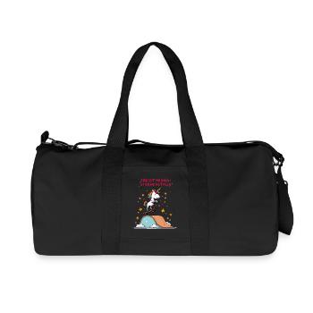 Planche à roulettes Licorne - Sac de sport en toile recyclée Stanley/Stella - noir - Devant